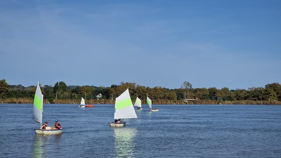 Cours de voile sur l'Adour
